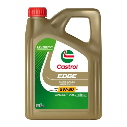 Castrol Edge 5W-30 CASTROL Edge LL – Motor Yağı 5W-30 Tam Sentetik DPF 4 Litre
