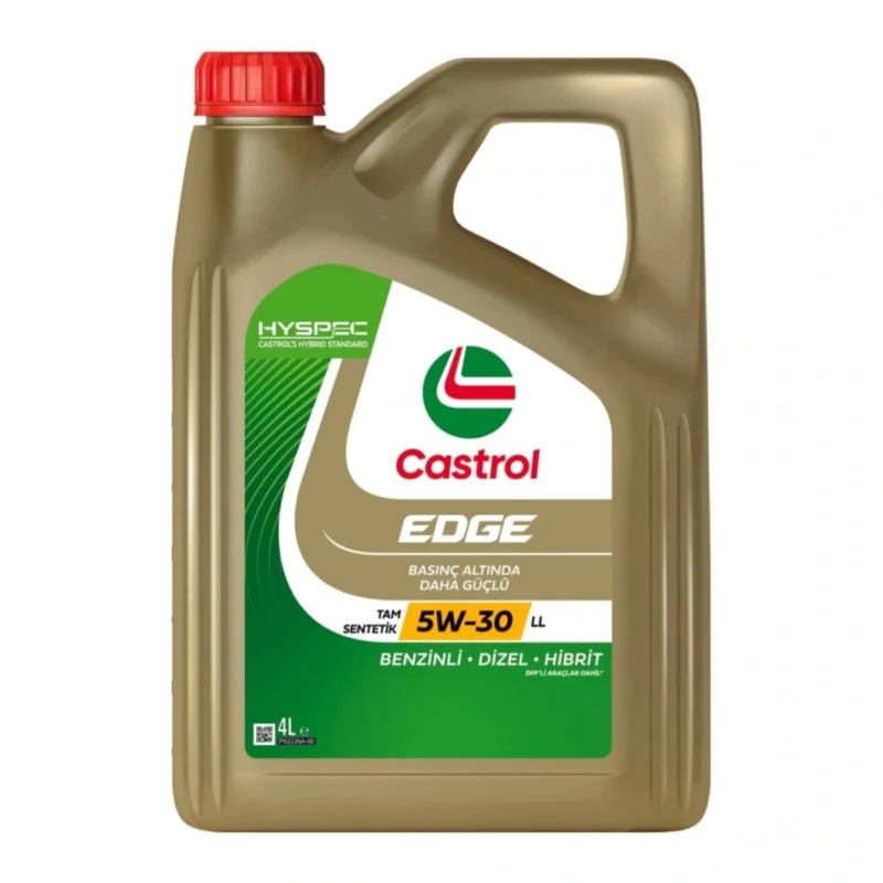 Castrol Edge 5W-30 CASTROL Edge LL – Motor Yağı 5W-30 Tam Sentetik DPF 4 Litre
